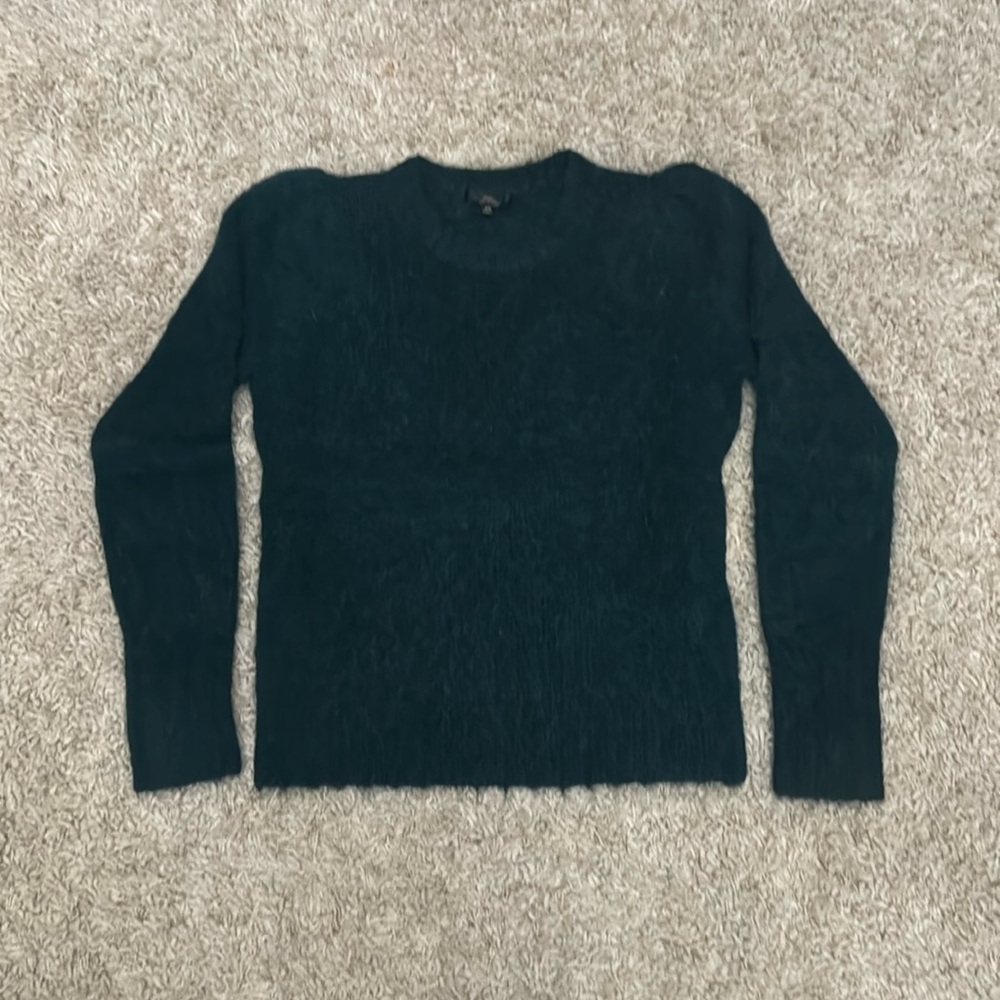 J. Crew Green Alpaca Sweater. Size XS